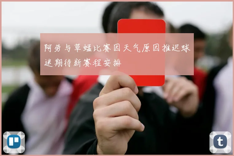 阿劳与草蜢比赛因天气原因推迟球迷期待新赛程安排